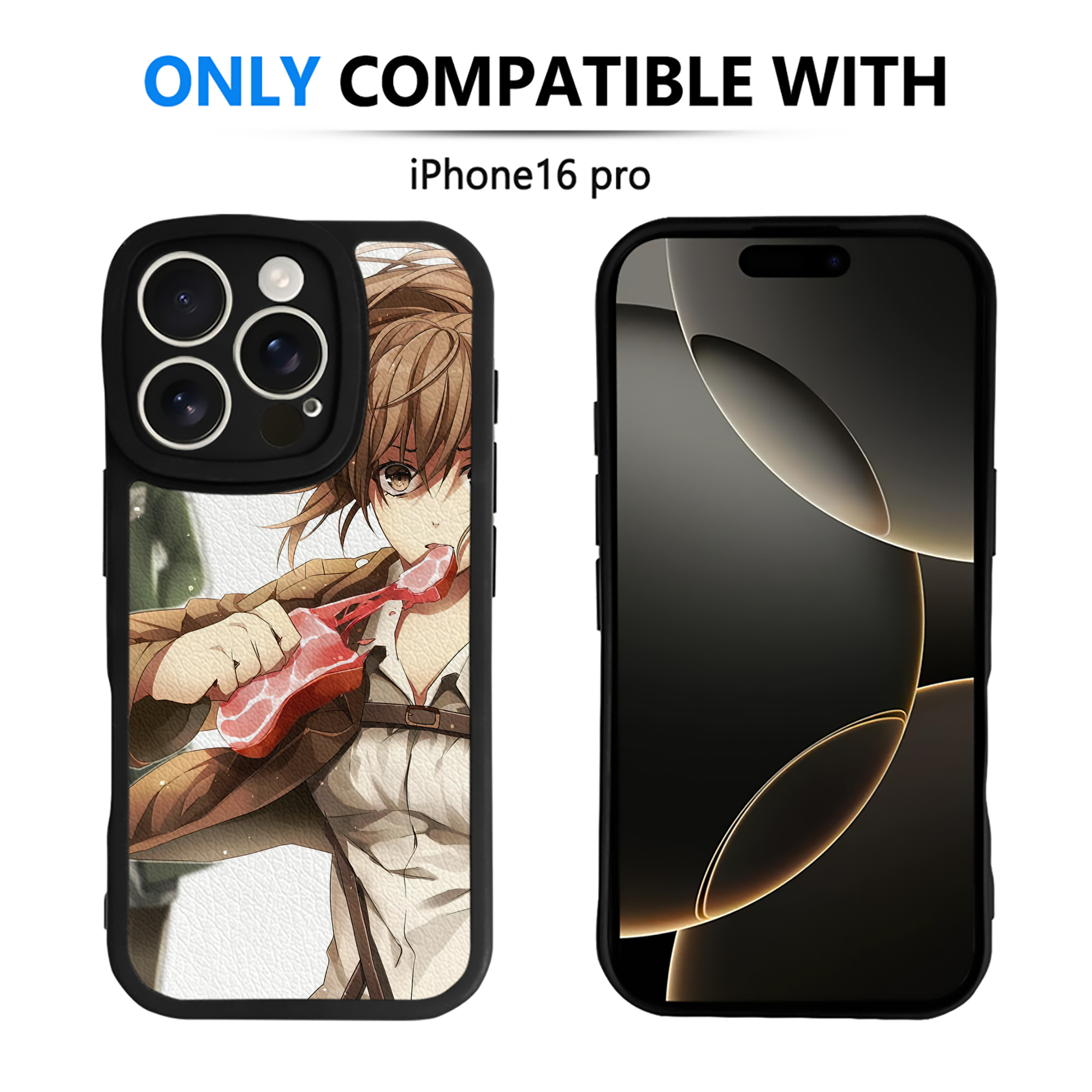 （画像用） 進撃の巨人 Attack on Titan 【iPhone 16シリーズ対応】シリコンスマホケース（レザー調） 材質：シリコン